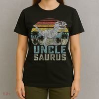 Unclesaurus T Rex Dinosaur Uncle Saurus Family Matching T-Shirt thumb 4