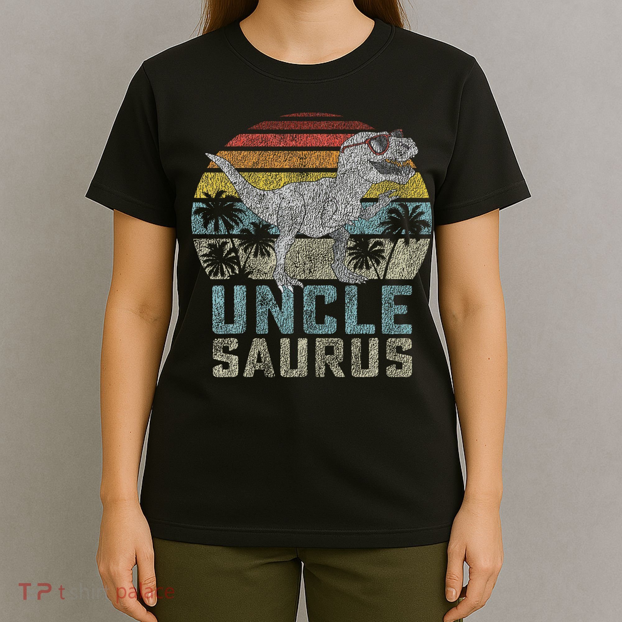 Unclesaurus T Rex Dinosaur Uncle Saurus Family Matching T-Shirt