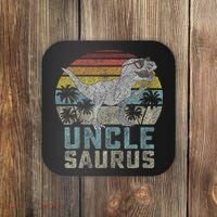 Unclesaurus T Rex Dinosaur Uncle Saurus Family Matching Coaster thumb 0