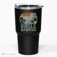 Unclesaurus T Rex Dinosaur Uncle Saurus Family Matching Tumbler thumb 0