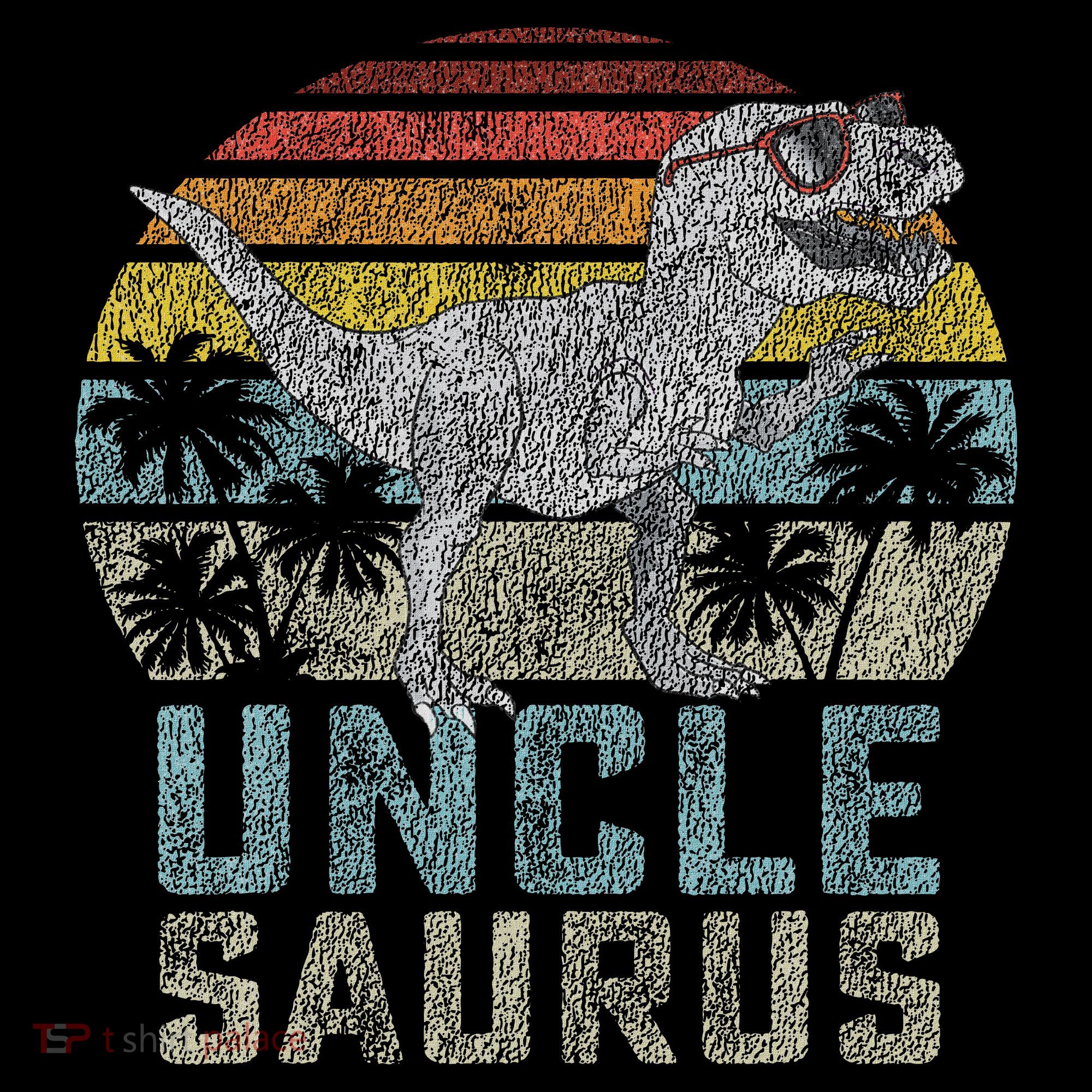 Unclesaurus T Rex Dinosaur Uncle Saurus Family Matching Ornament