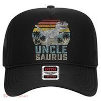 Unclesaurus T Rex Dinosaur Uncle Saurus Family Matching Hat thumb 0