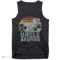 Unclesaurus T Rex Dinosaur Uncle Saurus Family Matching Tank Top thumb 0