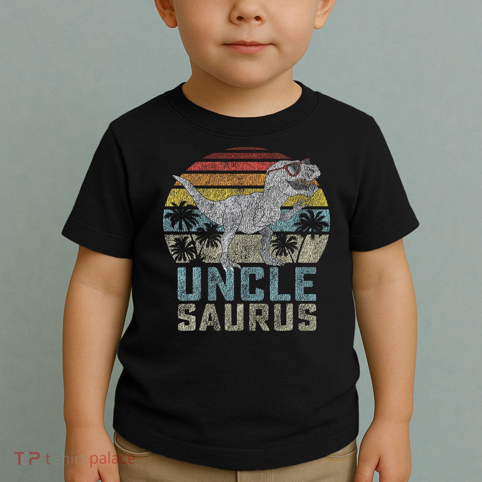 Unclesaurus T Rex Dinosaur Uncle Saurus Family Matching Toddler T-Shirt