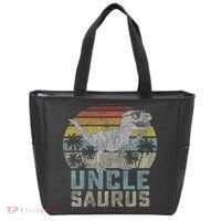 Unclesaurus T Rex Dinosaur Uncle Saurus Family Matching Tote Bag thumb 0