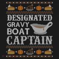 Ugly Thanksgiving Sweater Gravy Boat Captain Gift Doggie Tank thumb 4