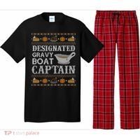 Ugly Thanksgiving Sweater Gravy Boat Captain Gift Pajama Set thumb 0