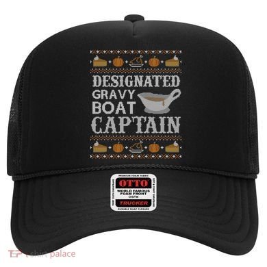 Ugly Thanksgiving Sweater Gravy Boat Captain Gift Hat