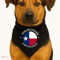 Uvalde Texas Strong Protect Kids Not Guns USA-Made Doggie Bandana thumb 1