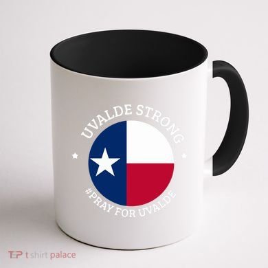 Uvalde Texas Strong Protect Kids Not Guns Coffee Mug back