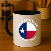 Uvalde Texas Strong Protect Kids Not Guns Coffee Mug thumb 4