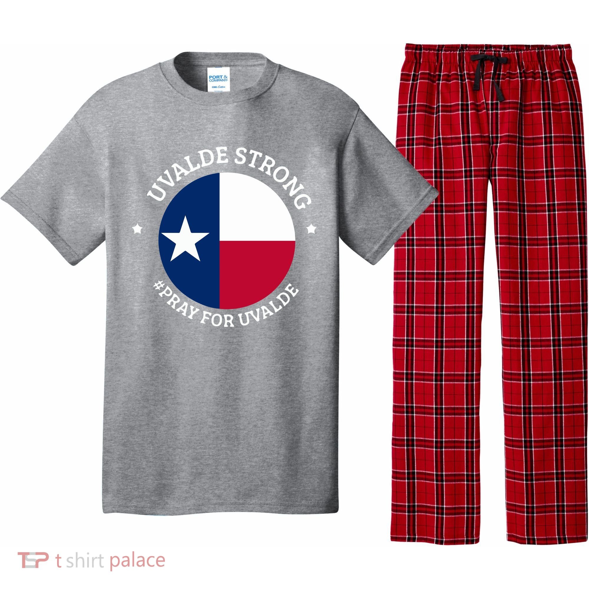 Uvalde Texas Strong Protect Kids Not Guns Pajama Set
