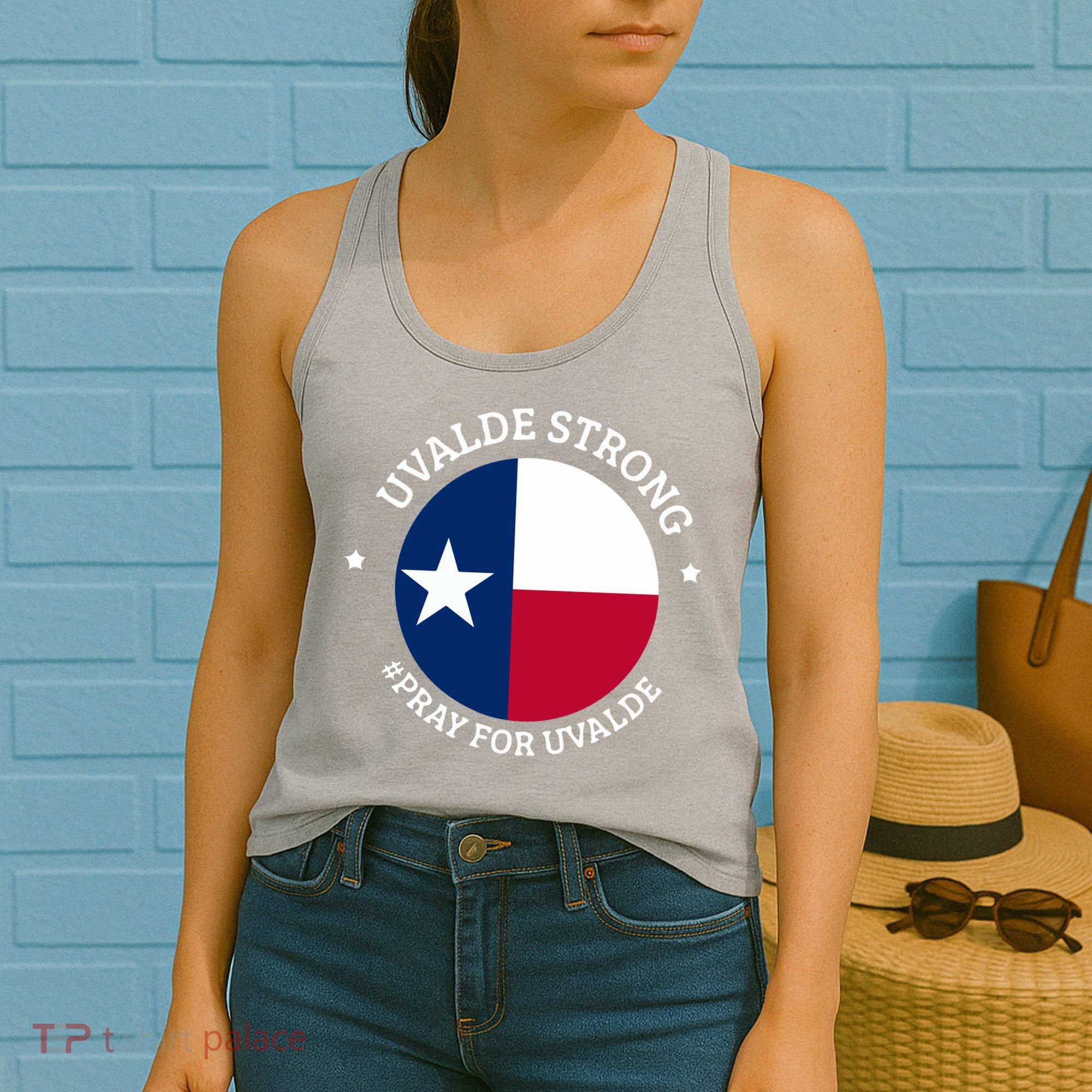 Uvalde Texas Strong Protect Kids Not Guns Women's Tank Top
