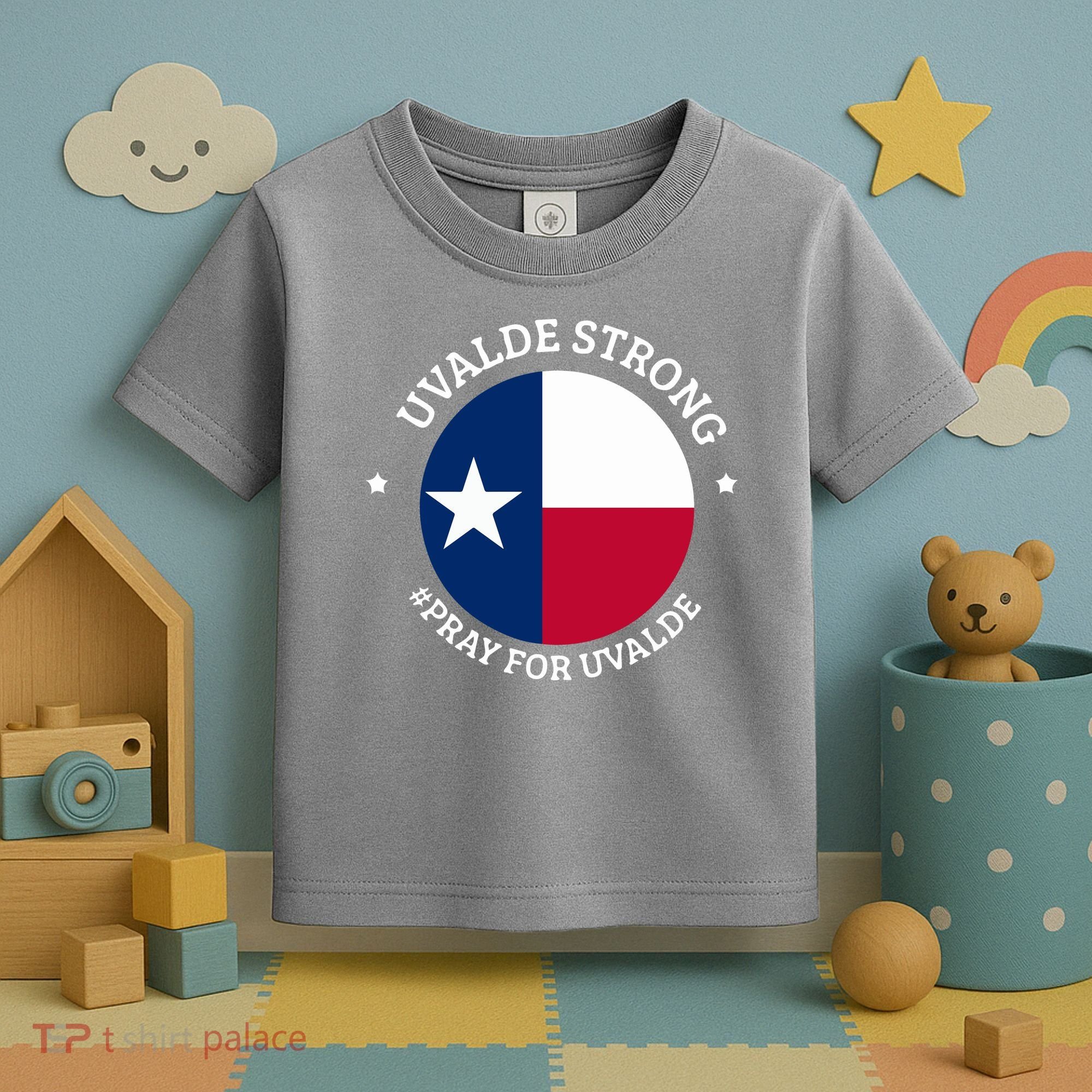 Uvalde Texas Strong Protect Kids Not Guns Toddler T-Shirt