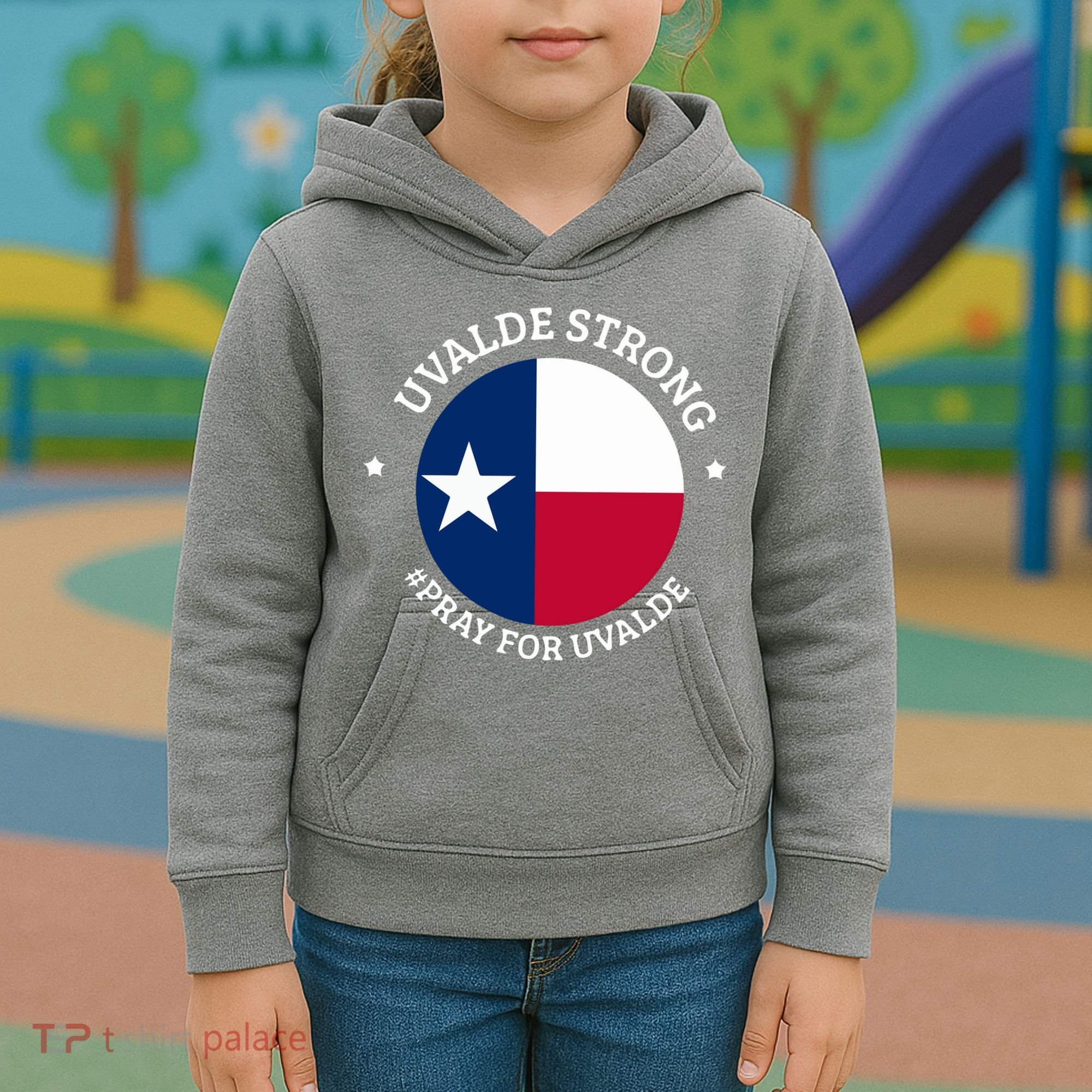 Uvalde Texas Strong Protect Kids Not Guns Kids Hoodie