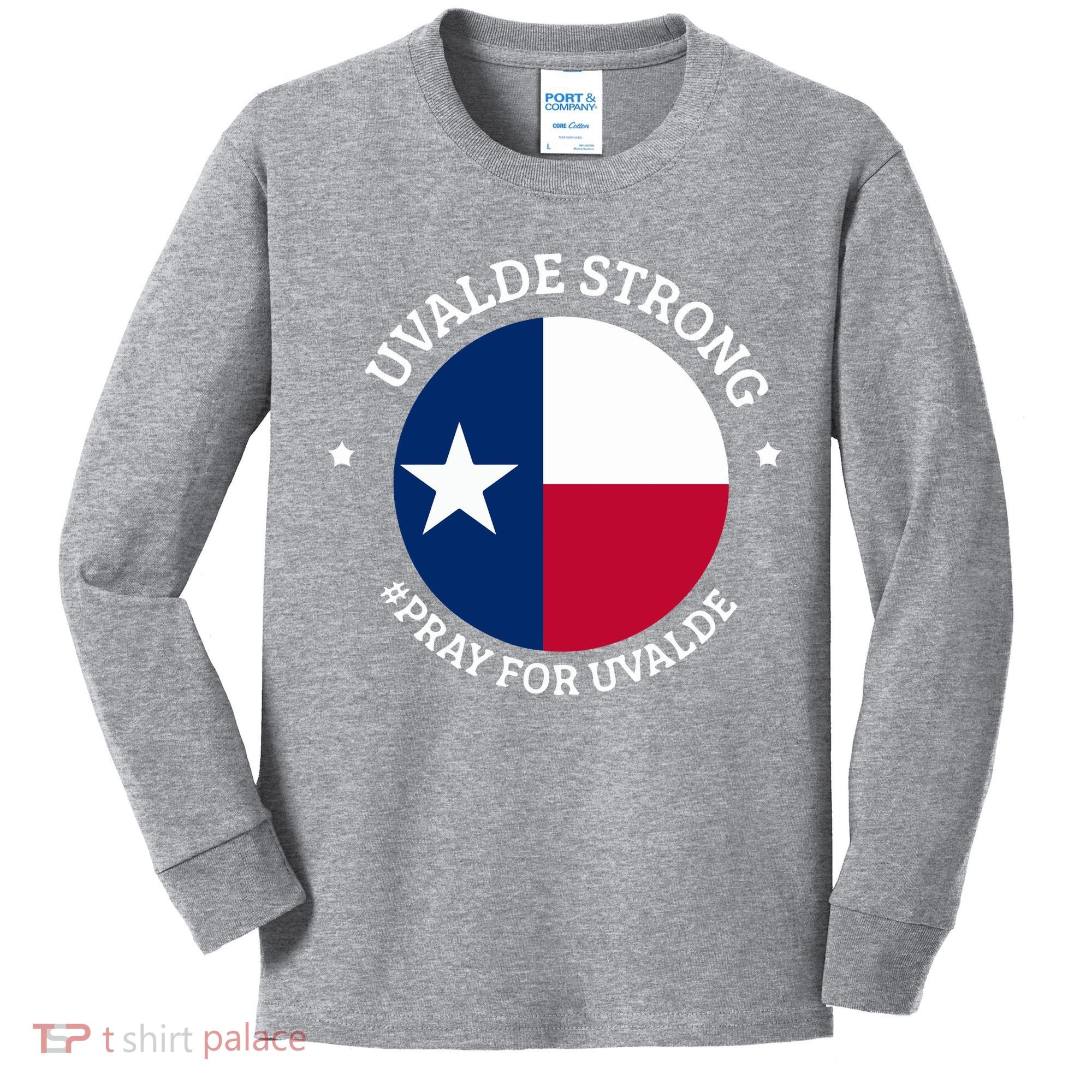 Uvalde Texas Strong Protect Kids Not Guns Kids Long Sleeve Shirt