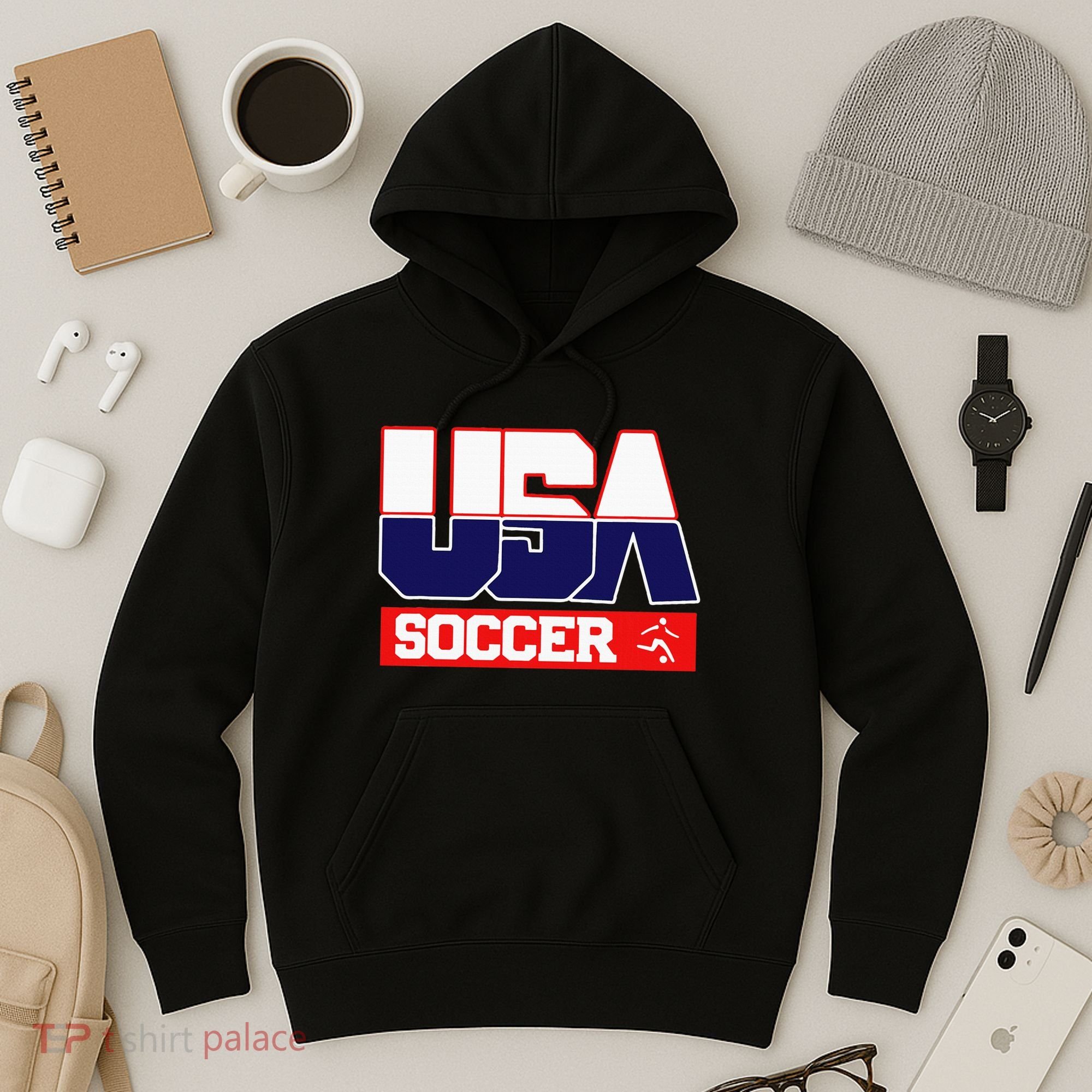 Usa Team Soccer American Hoodie