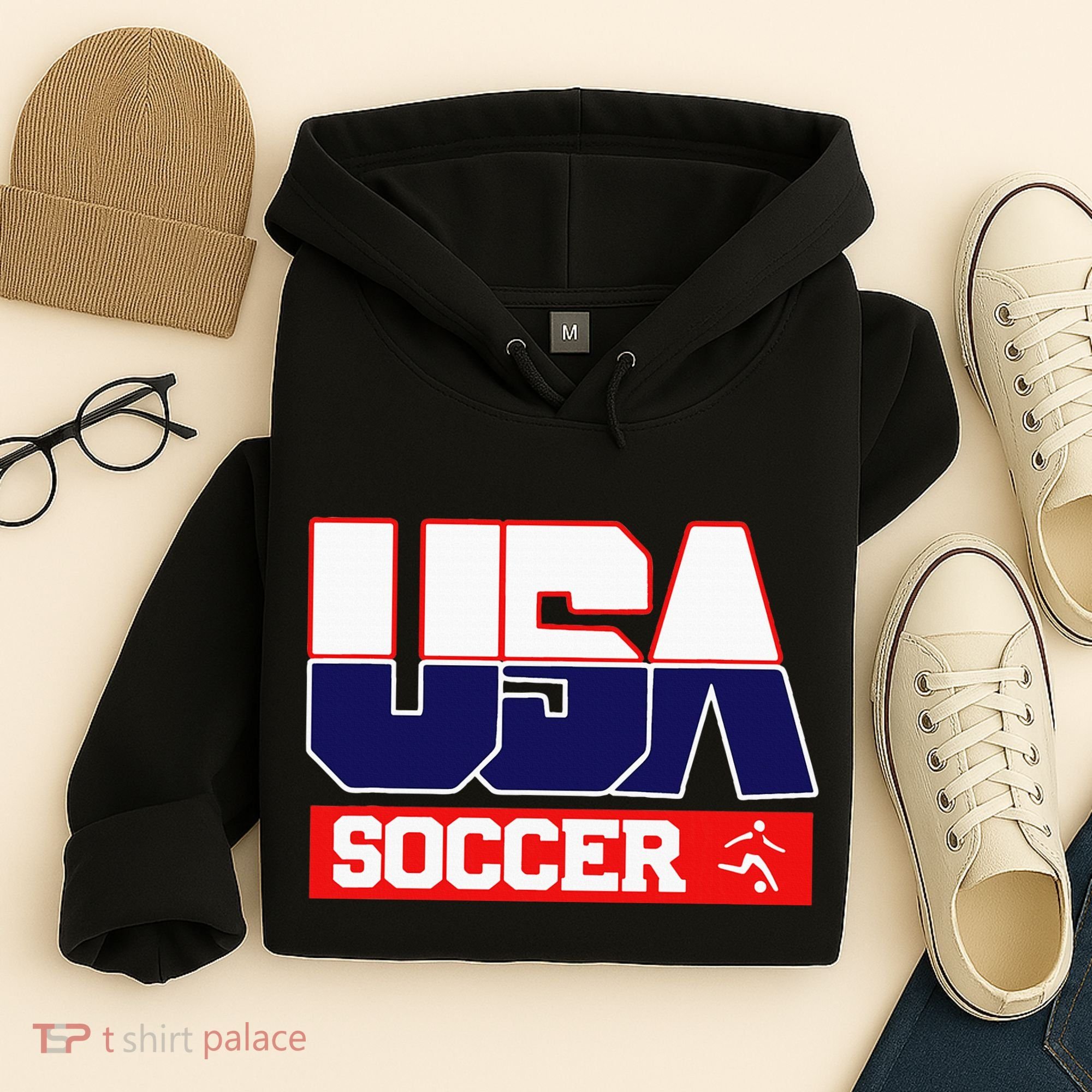 Usa Team Soccer American Hoodie