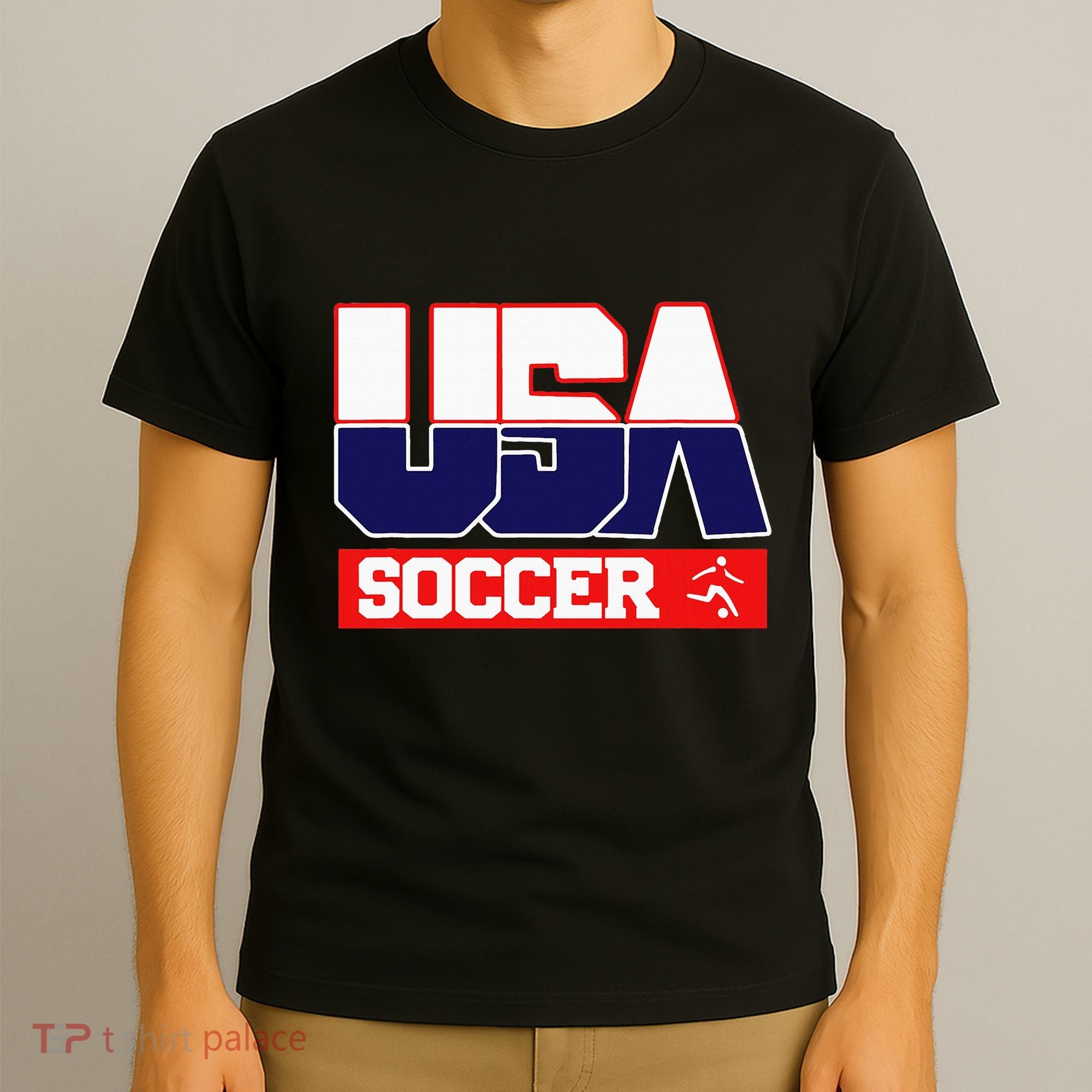 Usa Team Soccer American T-Shirt