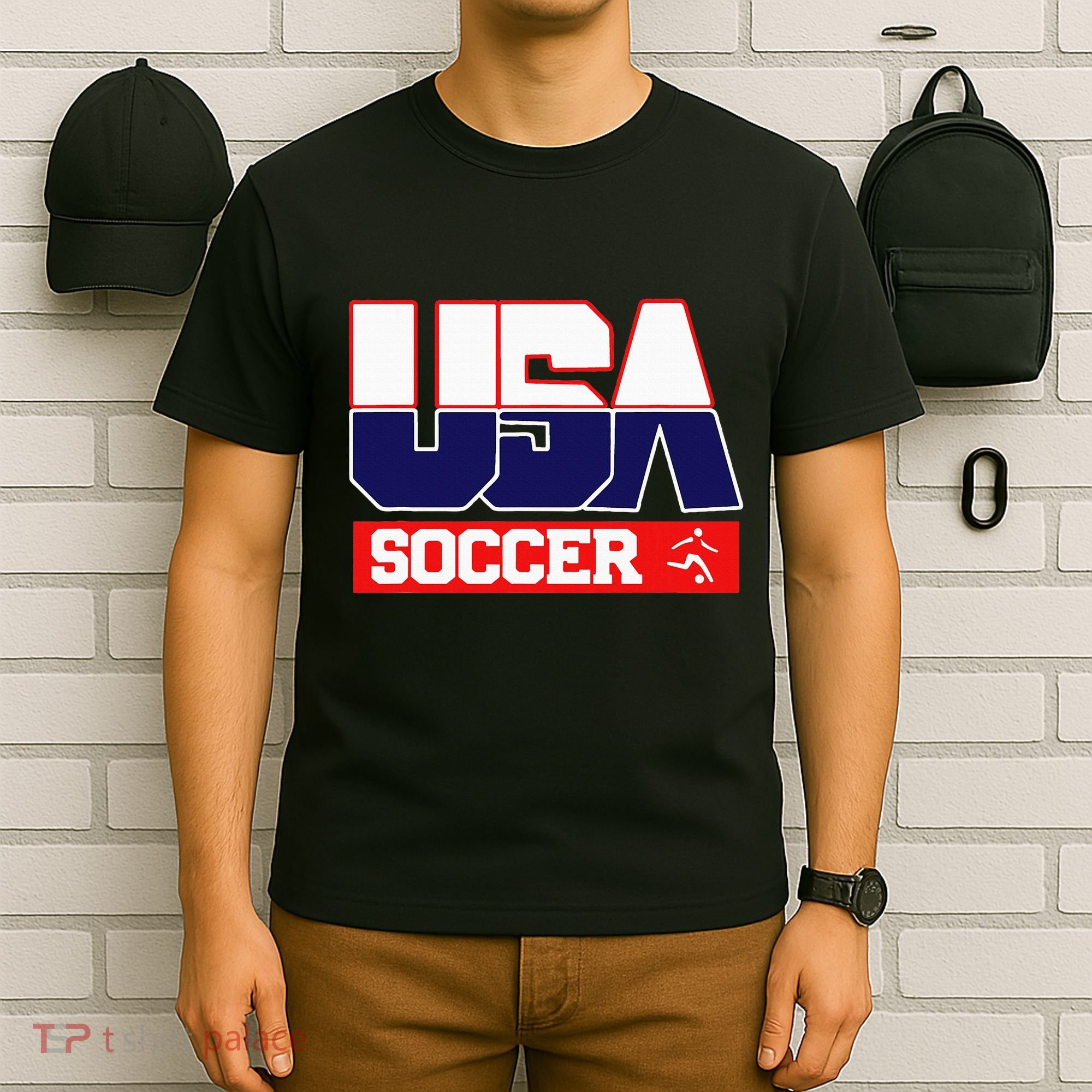 Usa Team Soccer American T-Shirt