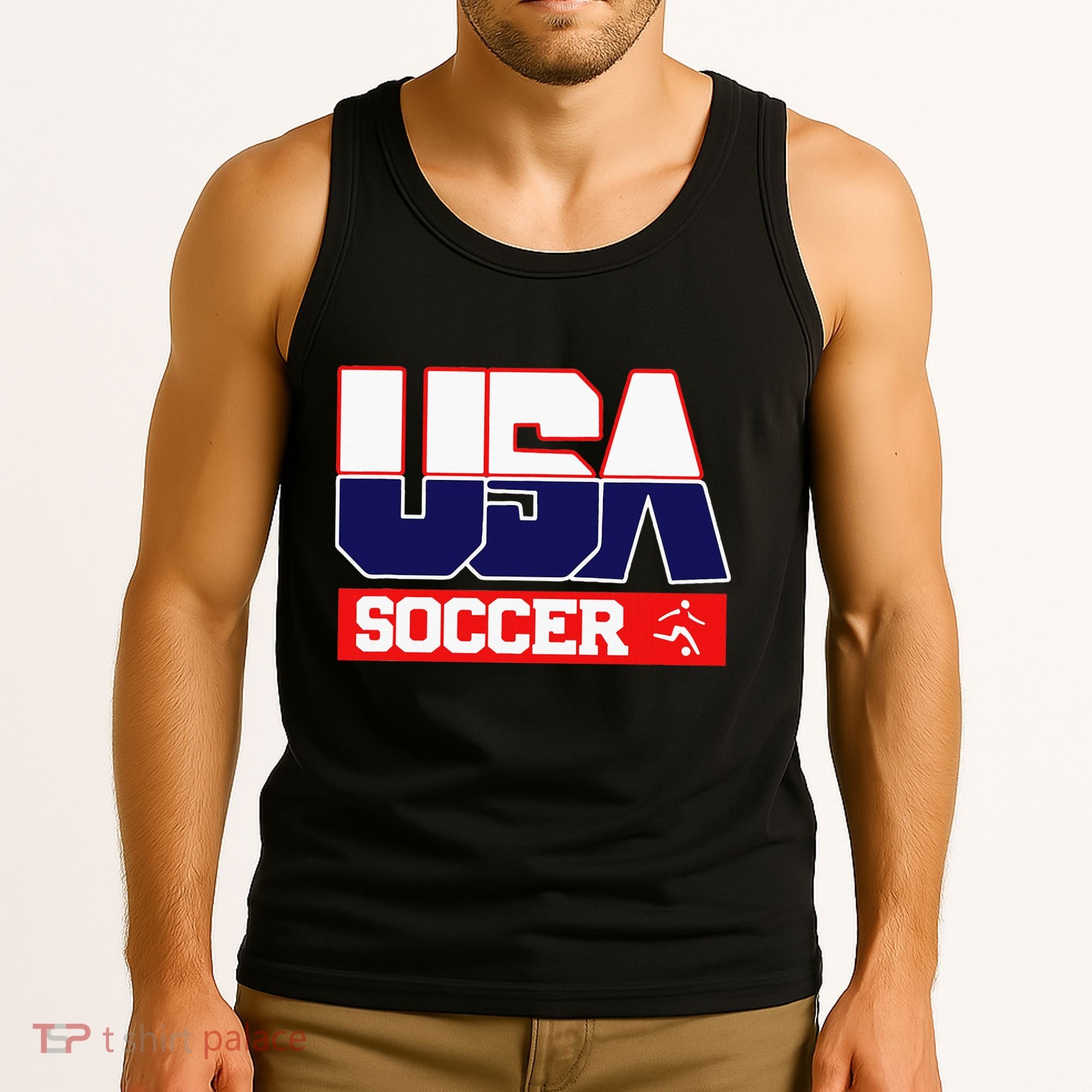 Usa Team Soccer American Tank Top