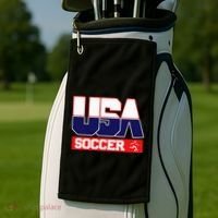 Usa Team Soccer American Golf Towel thumb 2