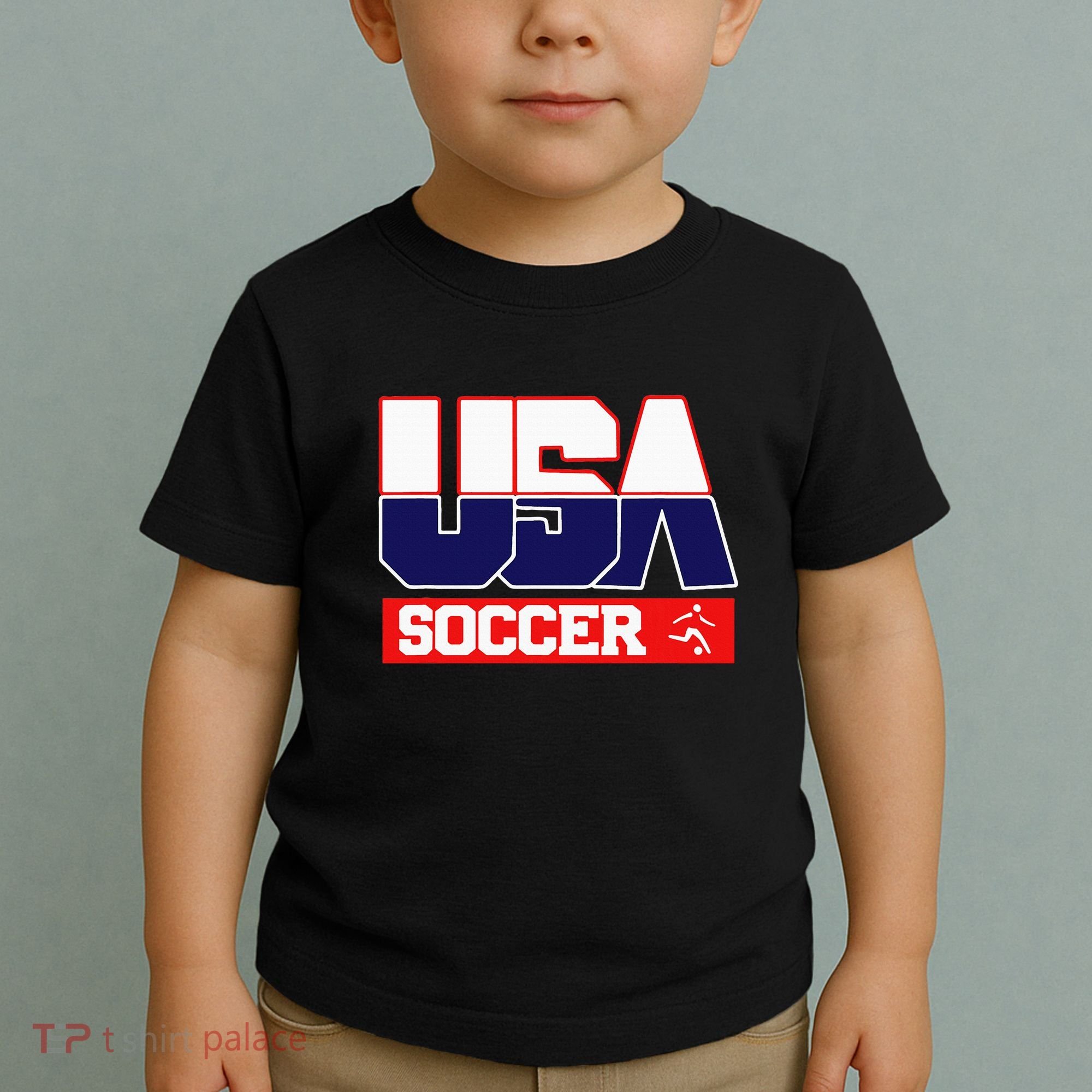 Usa Team Soccer American Toddler T-Shirt