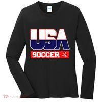 Usa Team Soccer American Women's Long Sleeve Shirt thumb 0