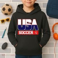 Usa Team Soccer American Kids Hoodie thumb 2