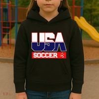 Usa Team Soccer American Kids Hoodie thumb 3