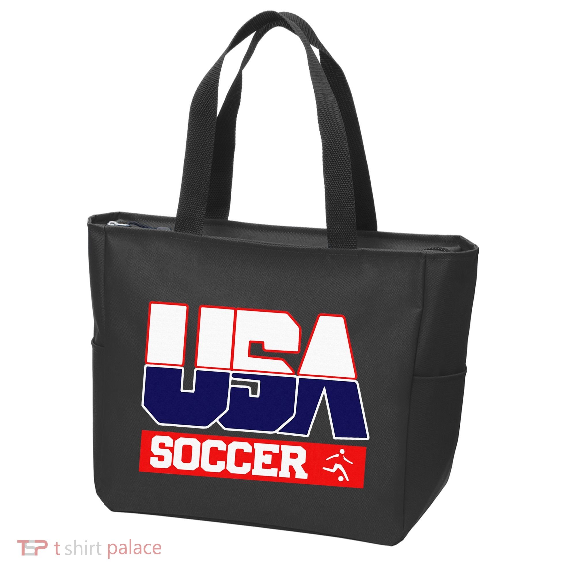 Usa Team Soccer American Tote Bag