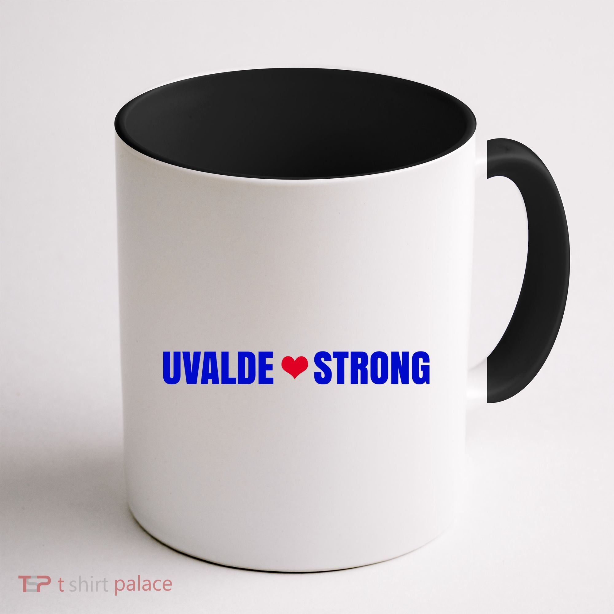 Uvalde Texas Strong Heart Coffee Mug
