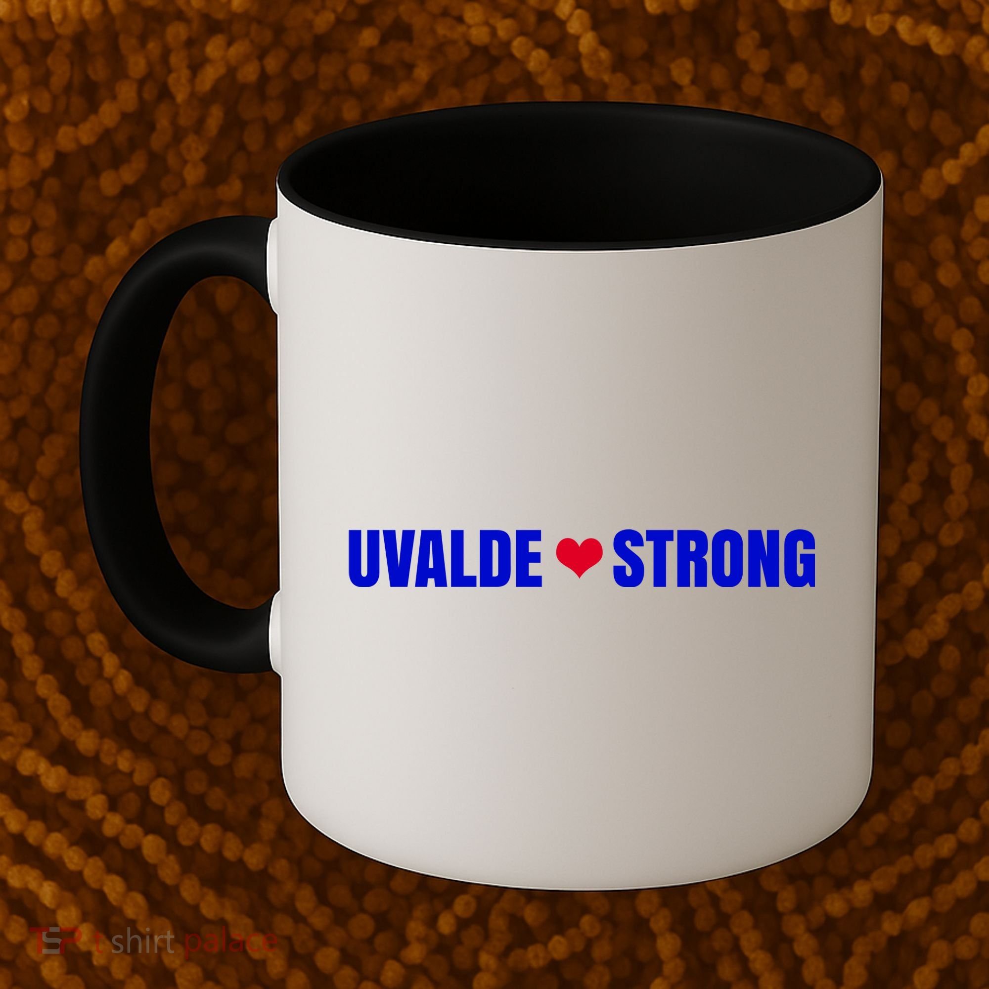 Uvalde Texas Strong Heart Coffee Mug