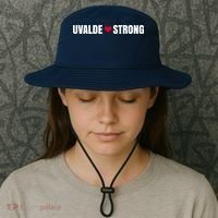 Uvalde Texas Strong Heart Bucket Hat thumb 3