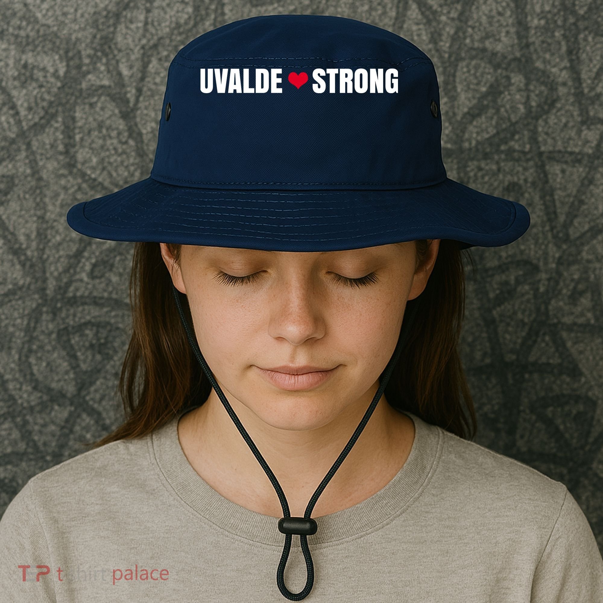 Uvalde Texas Strong Heart Bucket Hat