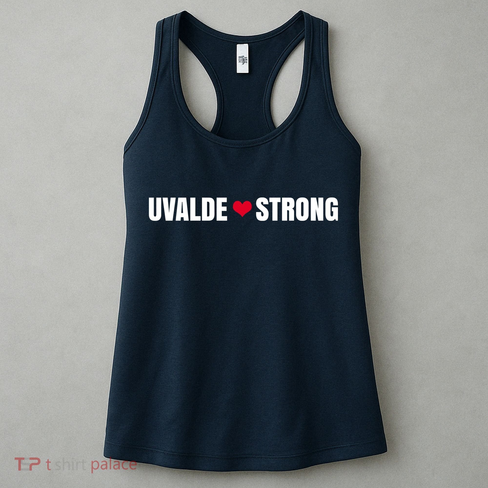 Uvalde Texas Strong Heart Women's Tank Top
