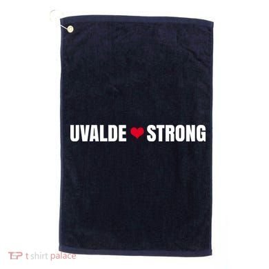 Uvalde Texas Strong Heart Golf Towel