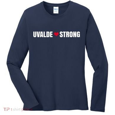 Uvalde Texas Strong Heart Women's Long Sleeve Shirt