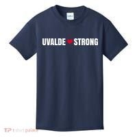 Uvalde Texas Strong Heart Kids T-Shirt thumb 0