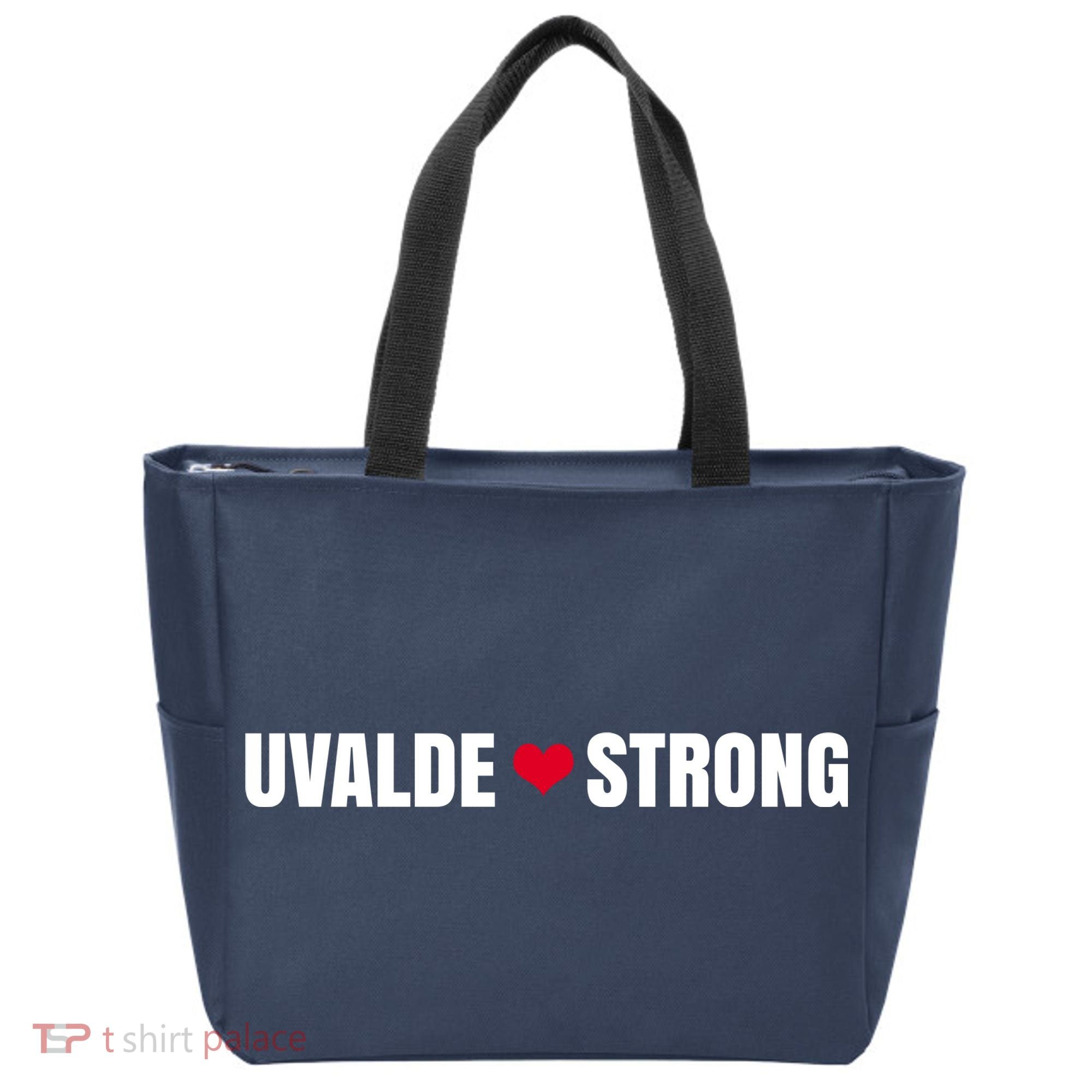 Uvalde Texas Strong Heart Tote Bag