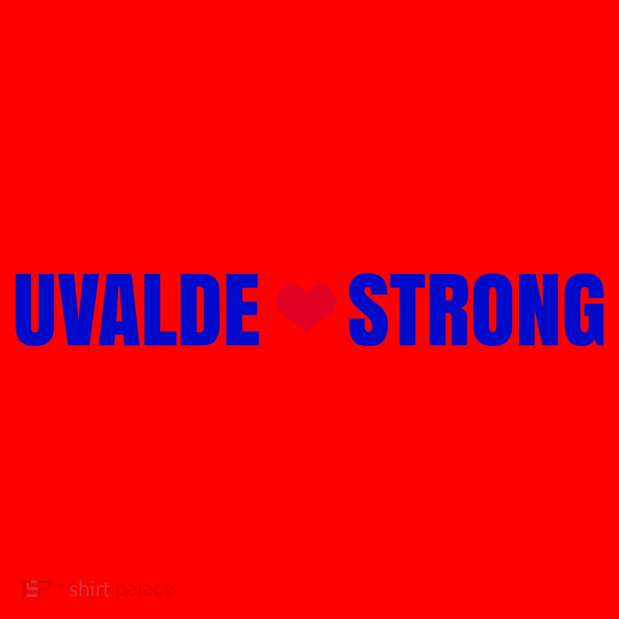 Uvalde Texas Strong Heart Santa Hat