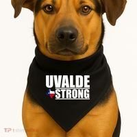 Uvalde Texas Strong USA-Made Doggie Bandana thumb 1
