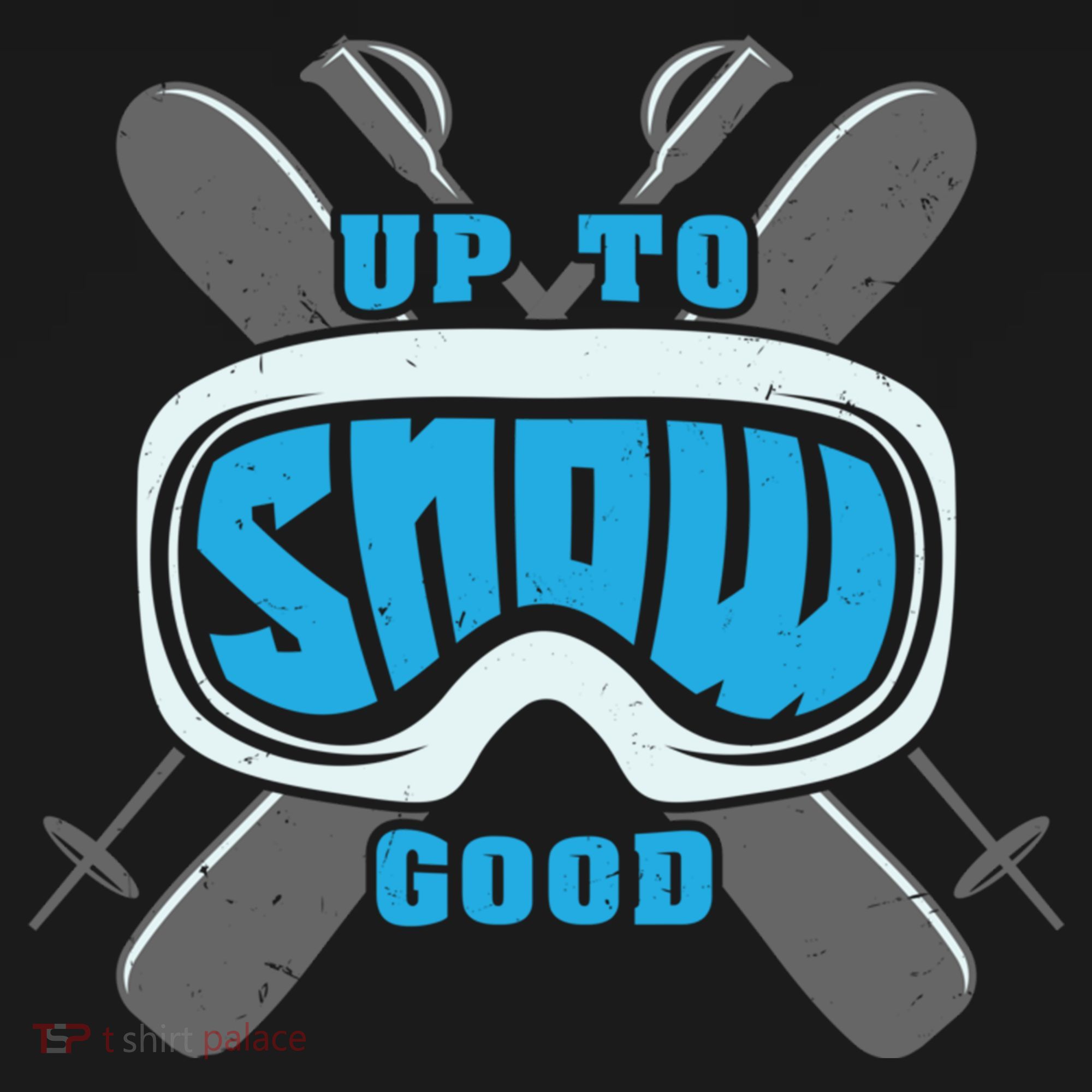 Up To Snow Good Skiing Funny Ski Funny Gift Doggie Tank