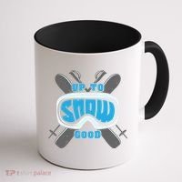 Up To Snow Good Skiing Funny Ski Funny Gift Coffee Mug thumb 1