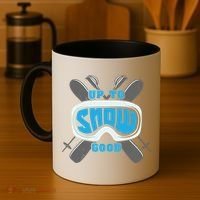 Up To Snow Good Skiing Funny Ski Funny Gift Coffee Mug thumb 4