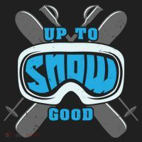 Up To Snow Good Skiing Funny Ski Funny Gift Hat thumb 2