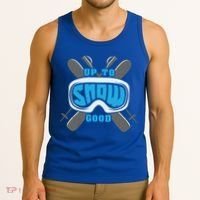 Up To Snow Good Skiing Funny Ski Funny Gift Tank Top thumb 3