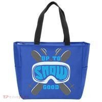 Up To Snow Good Skiing Funny Ski Funny Gift Tote Bag thumb 0