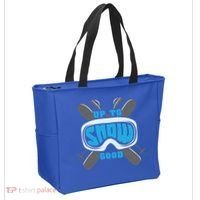 Up To Snow Good Skiing Funny Ski Funny Gift Tote Bag thumb 2