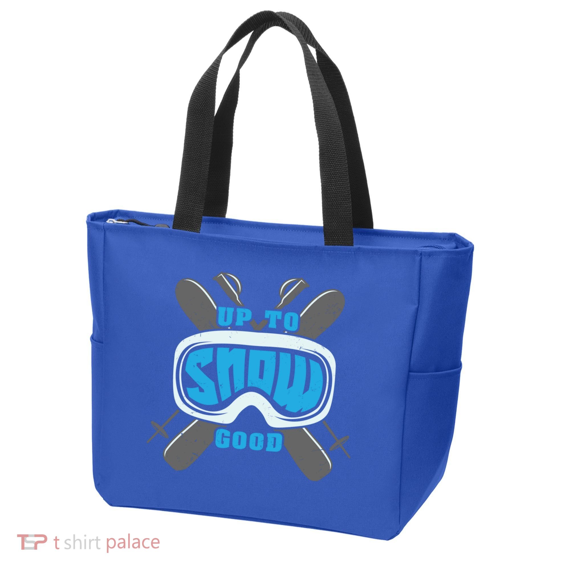 Up To Snow Good Skiing Funny Ski Funny Gift Tote Bag